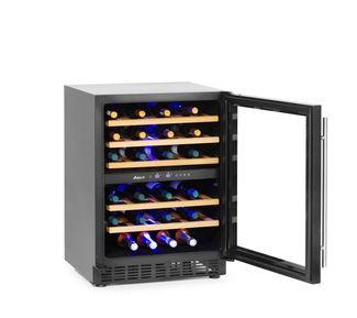 Wine cooler, 2-zone, 46 bottles, Arktic, 133L, 220-240V/90W, 595x646x(H)830mm 1