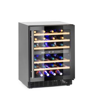Wine cooler, 2-zone, 46 bottles, Arktic, 133L, 220-240V/90W, 595x646x(H)830mm 1