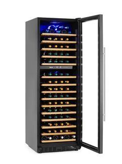 Wine cooler, 2-zone, 160 bottles, Arktic, 447L, 220-240V/150W, 595x730x(H)1784mm 1