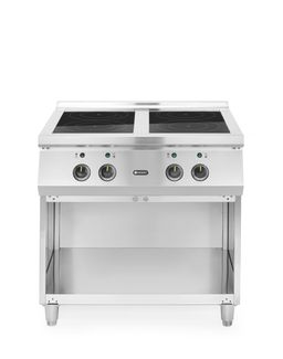 Induktionsherd mit 4 Kochfeldern, HENDI, 400V/17000W, 800x720x(H)854mm