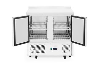 Stół chłodniczy 2-drzwiowy z blatem roboczym, Arktic, 169L, srebrny, 230V/220W, 900x700x(H)908mm 2