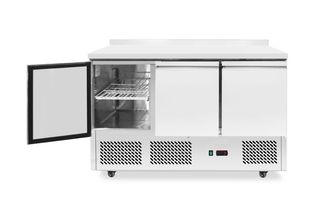 Stół chłodniczy 3-drzwiowy z blatem roboczym, Arktic, 254L, srebrny, 230V/220W, 1365x700x(H)908mm 2