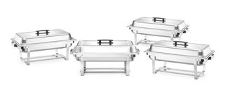 Chafing dish – set of 4, HENDI, GN 1/1, 7,5L, 600x355x(H)305mm 1