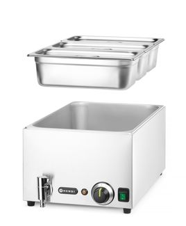 Bain-marie set with drain tap Ranger, HENDI, GN 1/1, 230V/1000W, 605x332x(H)242mm 1