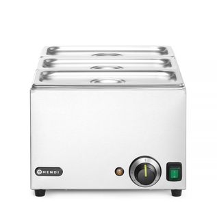 Set: Bagno-maria Ranger + 3x GN 1/3 con coperchio, HENDI, GN (H)150mm, GN 1/1, 230V/1000W, 590x332x(H)242mm