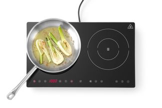 Double induction cooker, HENDI, Kitchen Line, 230V/3500W, 608x370x(H)61mm 1
