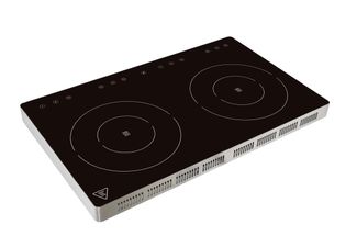 Double induction cooker, HENDI, Kitchen Line, 230V/3500W, 608x370x(H)61mm 1