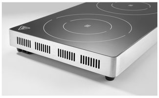Double induction stove, HENDI, 230V/3500W, 300x580x(H)64mm 1