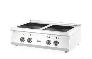 Kuchenka indukcyjna z 4 polami grzewczymi, HENDI, 2x3.5 kW hobs & 2x5 kW hobs, 400V/17000W, 800x700x(H)311mm 2