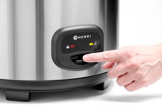 Rice cooker & warmer 5.4 l, HENDI, Profi Line, 5,4L, 230V/1950W, 513x422x(H)380mm 1