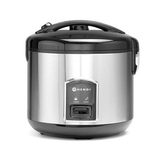 Urządzenie do gotowania ryżu i kaszy z funkcją gotowania na parze, 1,8 l, HENDI, Profi Line, 1,8L, 230V/700W, ⌀280x(H)285mm