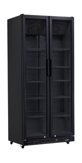 Lodówka podblatowa, dwudrzwiowa, Arktic, 437L, czarny, 230V/510W, 870x605x(H)1996mm 1