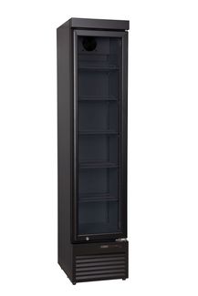 Chłodziarka ekspozycyjna SLIM, Arktic, 157L, czarny, 230V/190W, 420x535x(H)1880mm 1