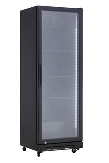 Lodówka barowa, jednoskrzydłowa, Arktic, 3 półki, 160L, czarny, 230V/250W, 538x525x(H)1585mm 1