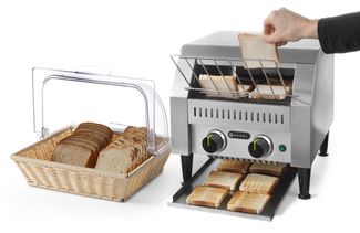 Conveyor toaster, HENDI, Silver, 230V/2240W, 418x365x(H)390mm 1