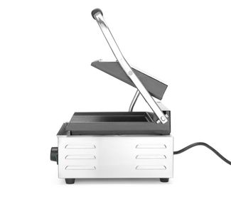 Contact grill – single version, HENDI, ribbed top and bottom, 230V/1800W, 310x375x(H)216mm 1