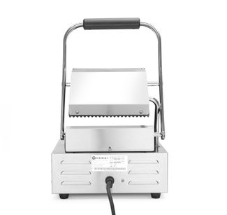 Contact grill – single version, HENDI, ribbed top and bottom, 230V/1800W, 310x375x(H)216mm 1