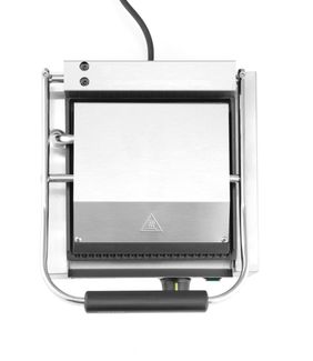 Contact grill – single version, HENDI, ribbed top and bottom, 230V/1800W, 310x375x(H)216mm 1
