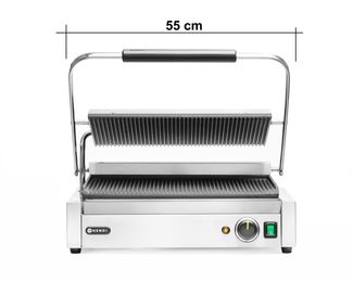 Contact grill Panini XL, HENDI, 230V/2700W, 548x464x(H)216mm 1