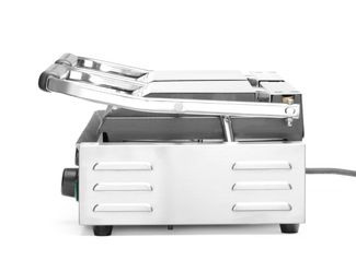 Contact grill - double grill, HENDI, ribbed top and bottom, 230V/3600W, 570x375x(H)216mm 1