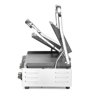 Contact grill - double version, HENDI, ribbed top and smooth bottom, 230V/3600W, 570x375x(H)216mm 1