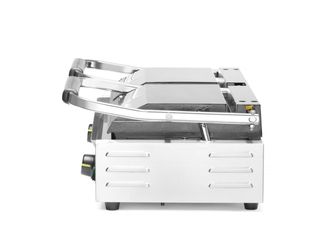 Contact grill - double version, HENDI, ribbed top and smooth bottom, 230V/3600W, 570x375x(H)216mm 1