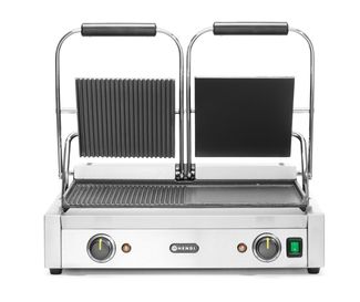 Contact grill - double version, HENDI, half smooth, half ribbed, 230V/3600W, 570x375x(H)216mm