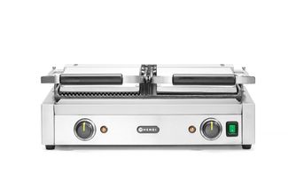 Contact grill - double version, HENDI, half smooth, half ribbed, 230V/3600W, 570x375x(H)216mm 1