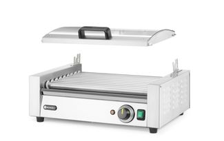 Gril na párky a klobásy, 1-zónový s energeticky úsporným krytom, HENDI, 230V/790W, 566x450x(H)259mm 1