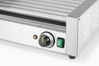 Gril na párky a klobásy, 1-zónový s energeticky úsporným krytom, HENDI, 230V/790W, 566x450x(H)259mm 1