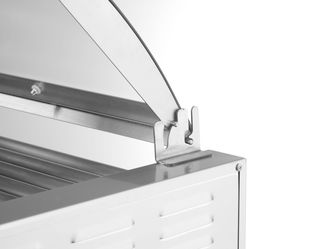 Gril na párky a klobásy, 1-zónový s energeticky úsporným krytom, HENDI, 230V/790W, 566x450x(H)259mm 1