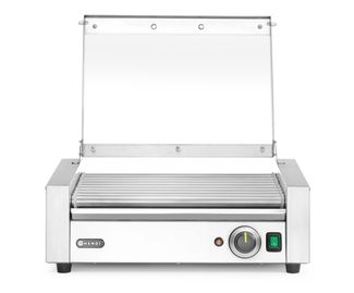 Gril na párky a klobásy, 1-zónový s energeticky úsporným krytom, HENDI, 230V/790W, 566x450x(H)259mm 1