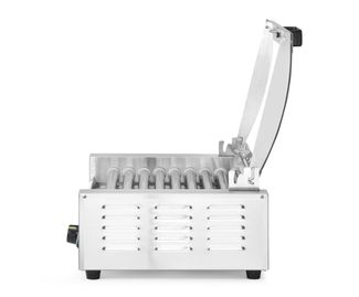 Gril na párky a klobásy, 1-zónový s energeticky úsporným krytom, HENDI, 230V/790W, 566x450x(H)259mm 1