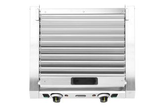 Podgrzewacz rolkowy do parówek dwustrefowy, z energooszczędną pokrywą, HENDI, 11 rolek, 220-240V/980W, 566x527x(H)259mm 1