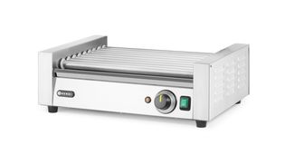 Podgrzewacz rolkowy do parówek jednostrefowy, HENDI, 9 rolek, srebrny, 230V/790W, 566x450x(H)192mm, Prostokątny 2