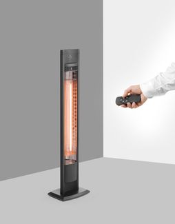 Tornado infrared radiant heater, HENDI, Black, 230V/2000W, 210x270x(H)1060mm 1