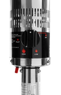 Patio Heater, HENDI, 12,5kW, ⌀770x(H)2200mm 1