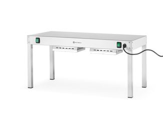 Most grzewczy, HENDI, srebrny, 230V/1000W, 800x400x(H)400mm, Prostokątny 4