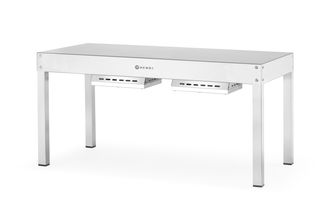 Most grzewczy, HENDI, srebrny, 230V/1000W, 800x400x(H)400mm, Prostokątny 2