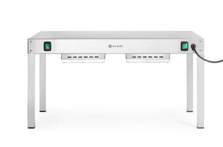 Most grzewczy, HENDI, srebrny, 230V/1000W, 800x400x(H)400mm, Prostokątny 3
