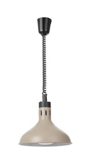 Kylančios ir besileidžiančios šilumos lempos, varpo formos, HENDI, Smėlio spalvos, 230V/250W, ⌀295x(H)207mm 1