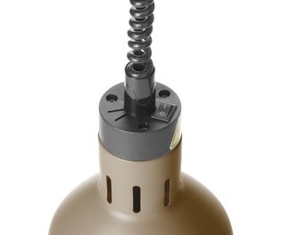 Lampa do podgrzewania potraw wisząca, cylindryczna, HENDI, beżowy, 230V/250W, ⌀175x(H)250mm 1