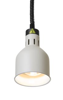 Lampa do podgrzewania potraw wisząca, cylindryczna, HENDI, biały, 230V/250W, ⌀175x(H)250mm 1