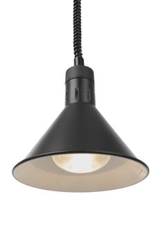 Koniska sildlampa ar pacelšanas un nolaišanas funkciju, HENDI, Melns, 230V/250W, ⌀275x(H)250mm