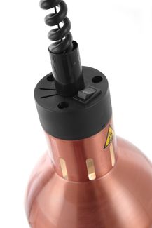 Pakabinama šildoma lempa, cilindrinė, HENDI, Varis, 230V/250W, ⌀175x(H)250mm 1