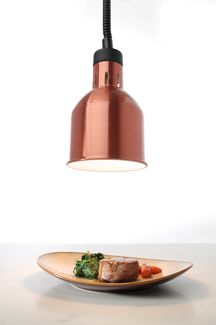 Pakabinama šildoma lempa, cilindrinė, HENDI, Varis, 230V/250W, ⌀175x(H)250mm 1