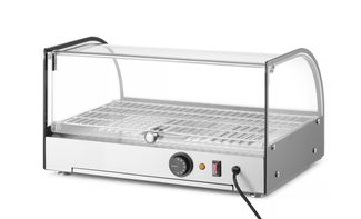Heated countertop display, HENDI, single level, Black, 220-240V/800W, 554x376x(H)311mm 1
