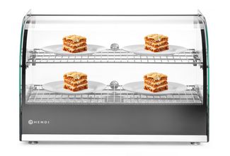 Heated countertop display two levels, HENDI, double level, Black, 220-240V/800W, 554x376x(H)376mm 1