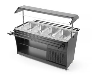 Salad buffet, Arktic, GN 1/1, 220-240V/170W, 1490x765x(H)1370mm 1