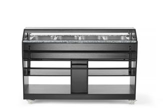 Heated buffet, HENDI, GN 1/1, 1490L, 765x1490x(H)1370mm